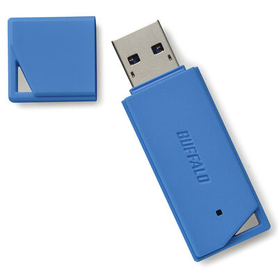 USB3.1(Gen1)/USB3.0対応 USBメモリー バリューモデル 64GB ブルー RUF3-K64GB-BL