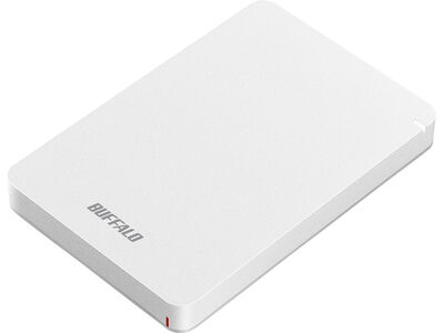 USB3.1(Gen.1)対応 耐衝撃ポータブルHDD 1TB ホワイト HD-PGF1.0U3-WHA